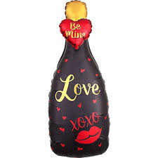 LOVE XOXO BOTTLE FOIL Balloon