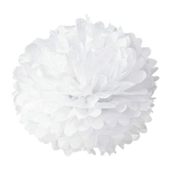 WHITE POM POM