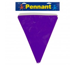 Purple Pennant Banner