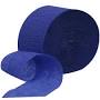 81ft Crepe Streamers Royal Blue