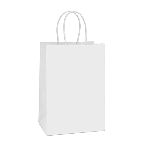 White Party Bags with handle